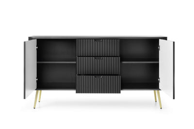 Komoda dwudrzwiowa z szufladami MILO 168 cm