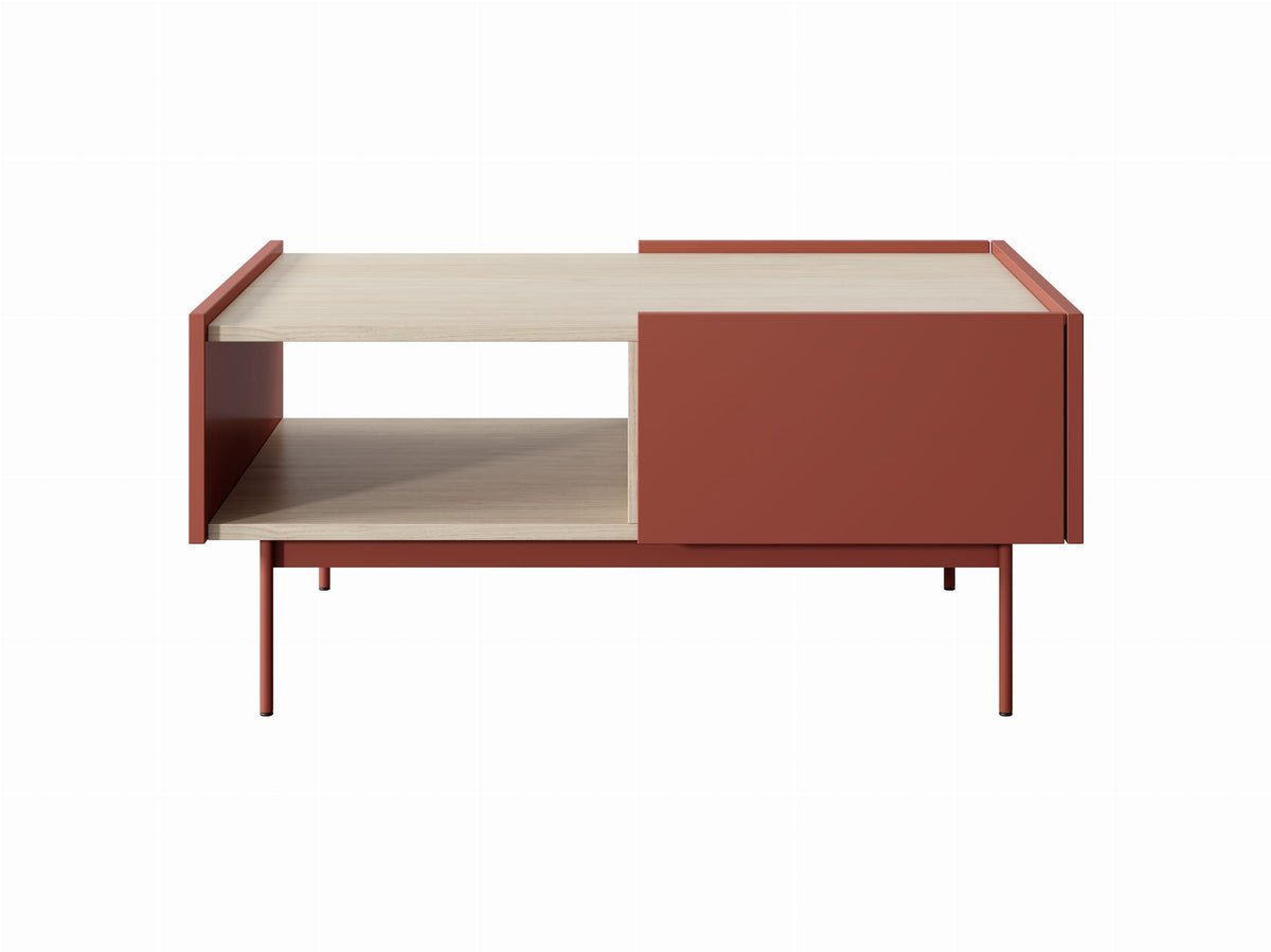 RENO Stolik Kawowy 97cm Ceramic Red