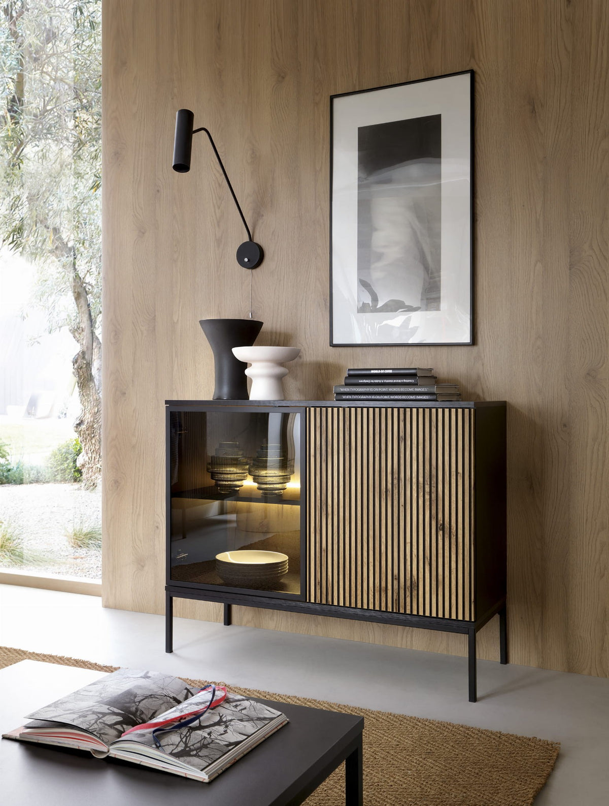 Komoda Witryna LIRA 104 cm