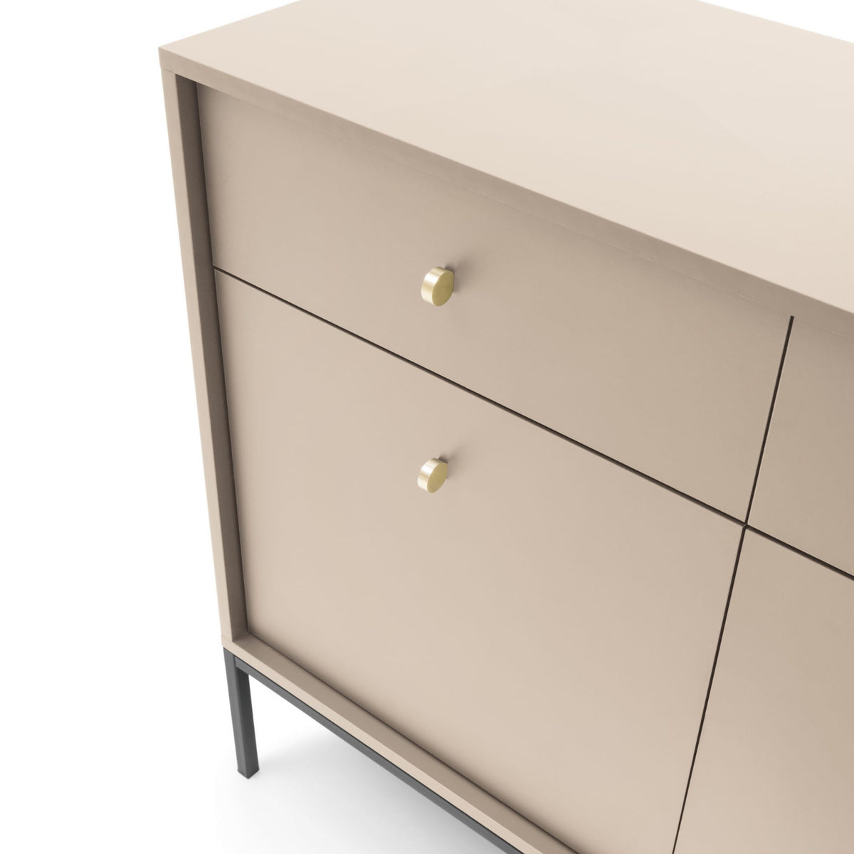 Komoda dwudrzwiowa z szufladami LEMI 103 cm