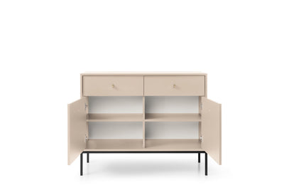 Komoda dwudrzwiowa z szufladami LEMI 103 cm