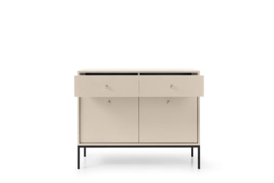 Komoda dwudrzwiowa z szufladami LEMI 103 cm