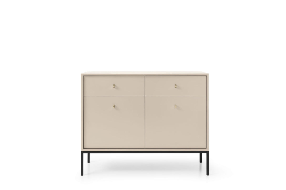 Komoda dwudrzwiowa z szufladami LEMI 103 cm