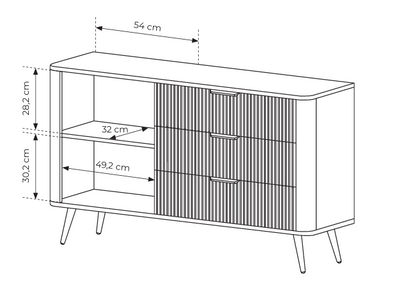 MAVO Komoda 1D3S