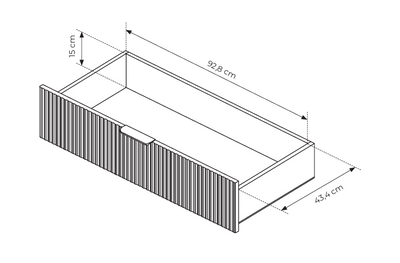 MAVO Szafa 213 cm Beż