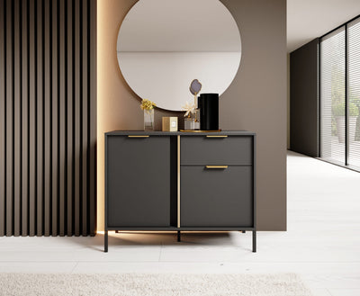 Komoda LERO 103 cm Antracyt