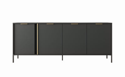 Komoda czterodrzwiowa LERO 203 cm Antracyt