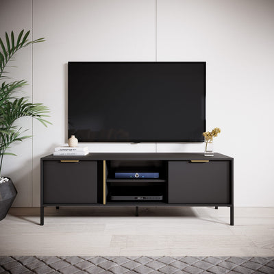 Szafka RTV LERO 153 cm Antracyt