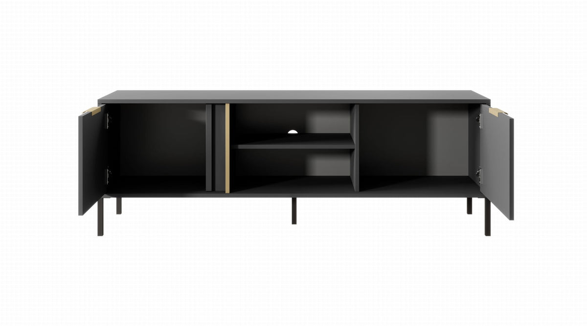 Szafka RTV LERO 153 cm Antracyt