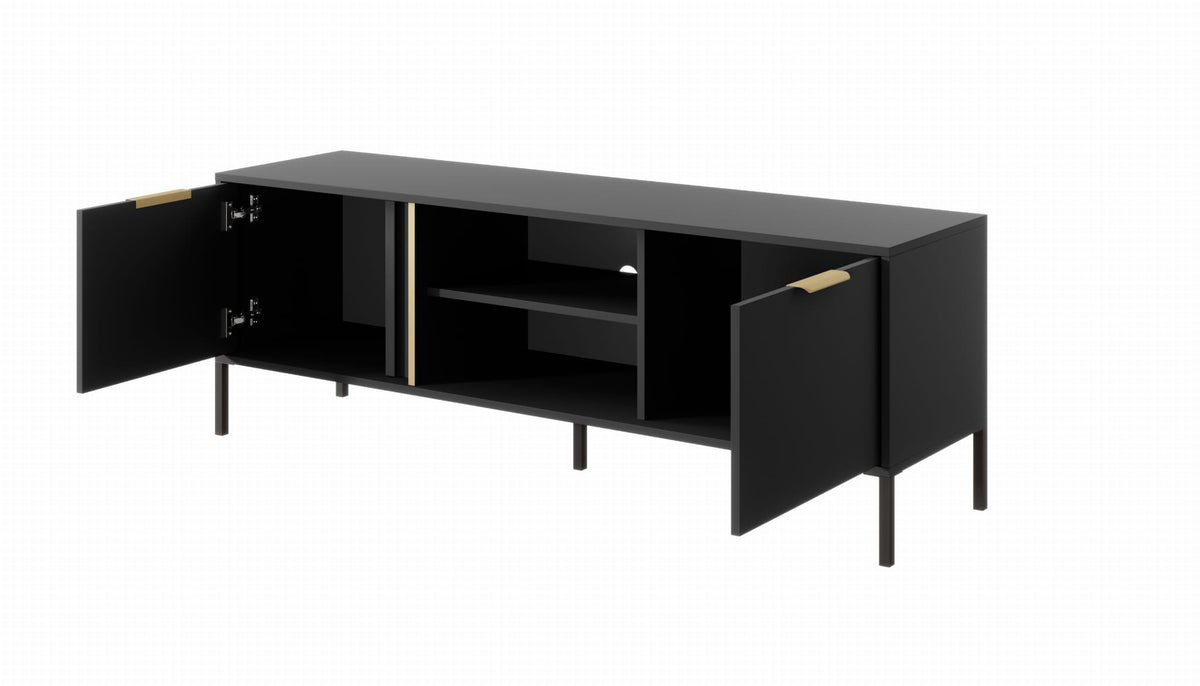 Szafka RTV LERO 153 cm Antracyt