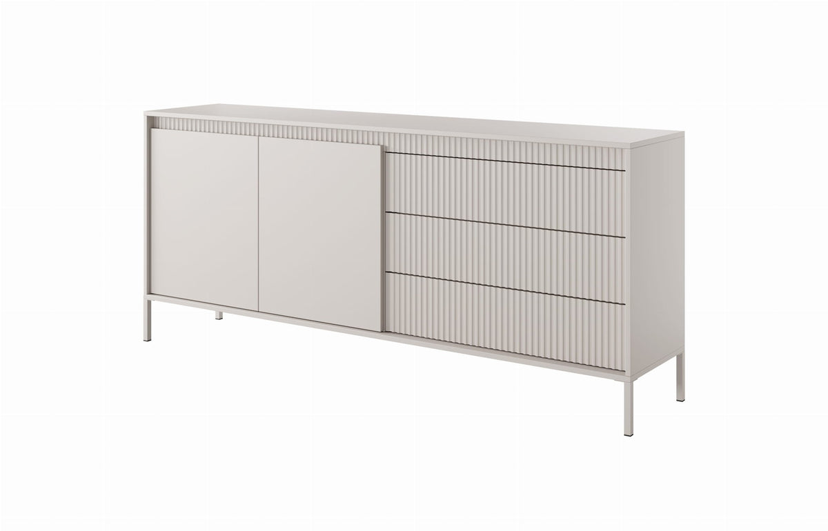 Komoda dwudrzwiowa z szufladami DORAN 187 cm