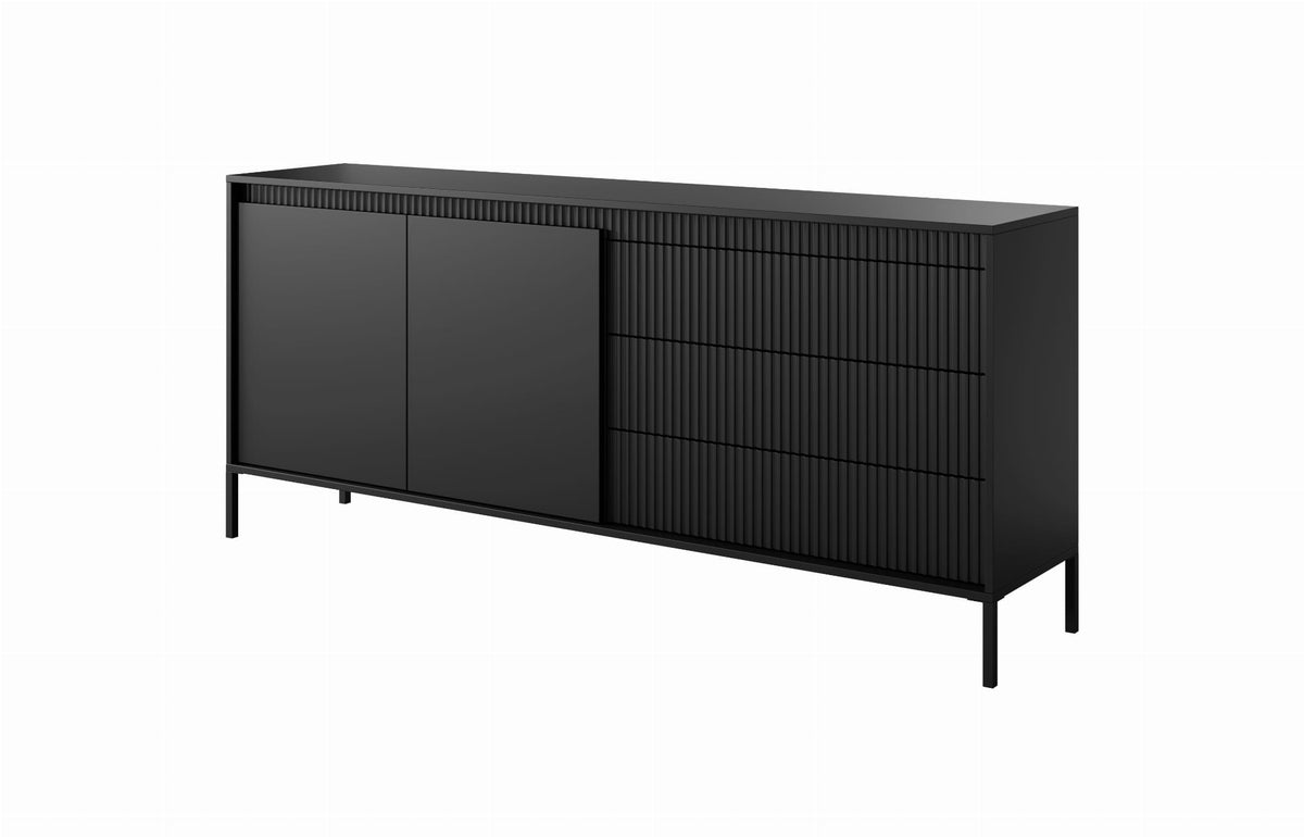 Komoda dwudrzwiowa z szufladami DORAN 187 cm