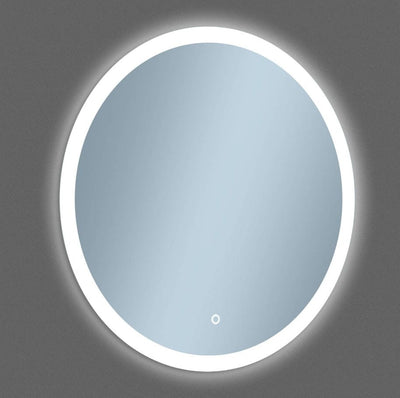 Lustro okrągłe LED 60 cm Biały