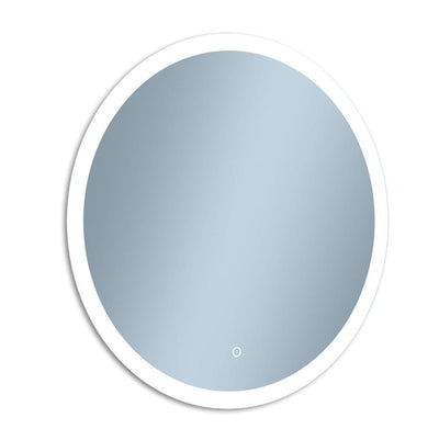Lustro okrągłe LED 60 cm Biały