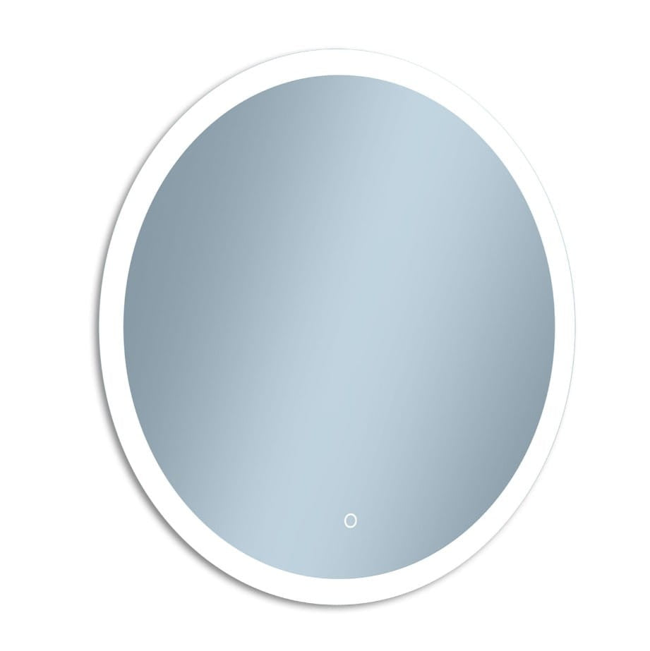 Lustro okrągłe LED 60 cm Biały