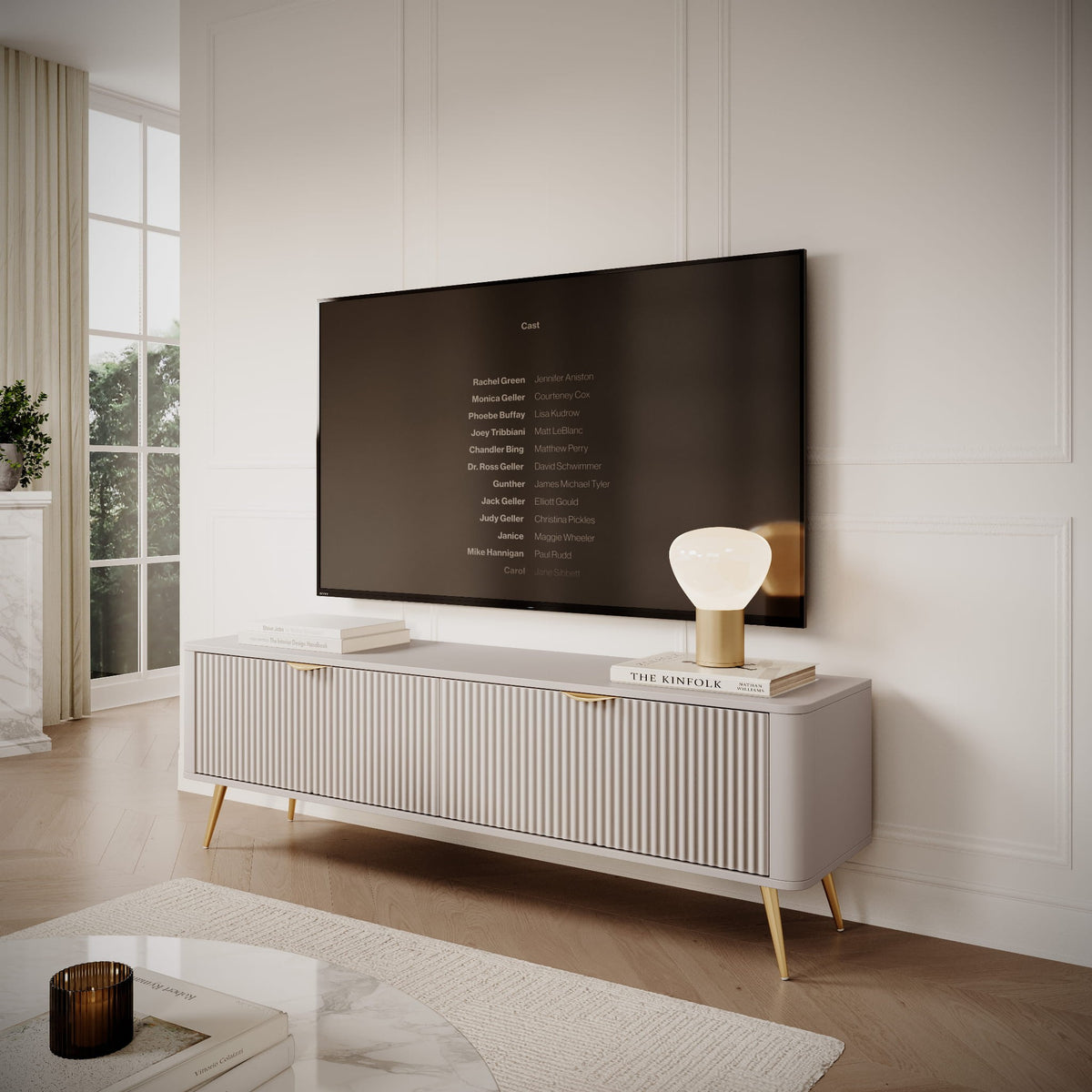 Szafka RTV MAVO S 2D 163 cm Beż