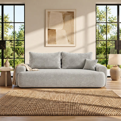 Sofa tapicerowana z funkcją spania BELLA