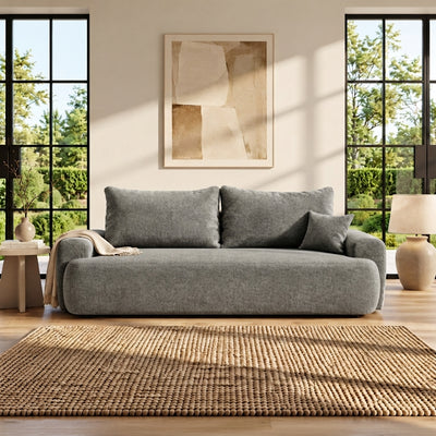 Sofa tapicerowana z funkcją spania BELLA
