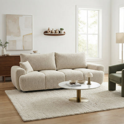 Sofa tapicerowana z funkcją spania NOVA