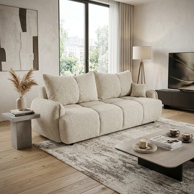 Sofa tapicerowana z funkcją spania VERONA