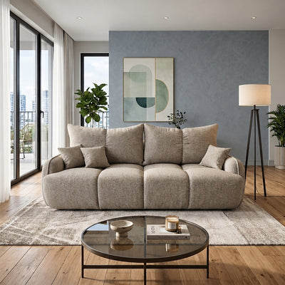 Sofa tapicerowana z funkcją spania VERONA