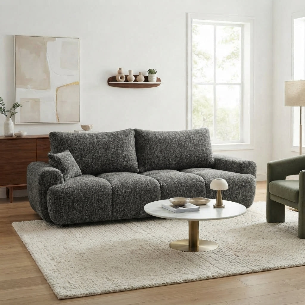Sofa tapicerowana z funkcją spania NOVA