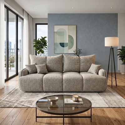 Sofa tapicerowana z funkcją spania VERONA