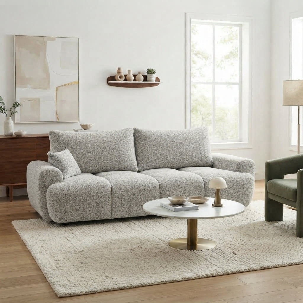 Sofa tapicerowana z funkcją spania NOVA