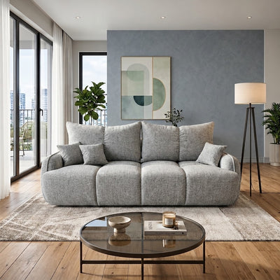 Sofa tapicerowana z funkcją spania VERONA