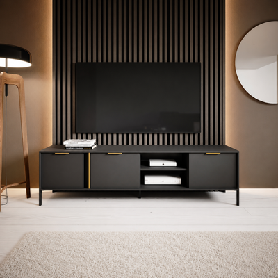 Szafka RTV LERO 203 cm Antracyt