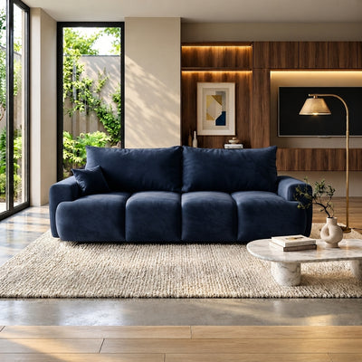 Sofa tapicerowana z funkcją spania NOVA