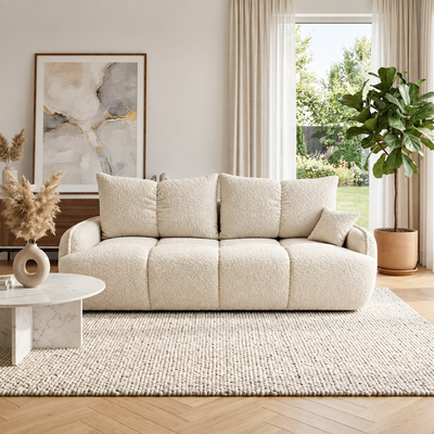 Sofa tapicerowana z funkcją spania VERONA