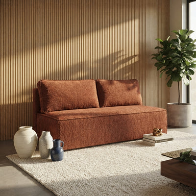 Sofa tapicerowana z funkcją spania TESSA