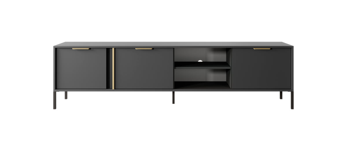 Szafka RTV LERO 203 cm Antracyt