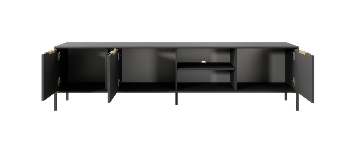 Szafka RTV LERO 203 cm Antracyt