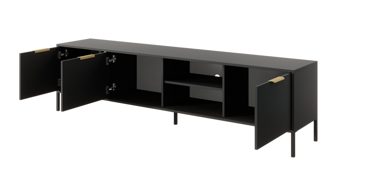 Szafka RTV LERO 203 cm Antracyt