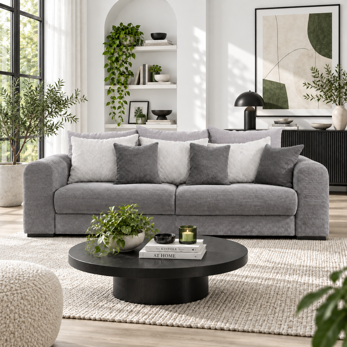 Sofa tapicerowana z funkcją spania MOLLY