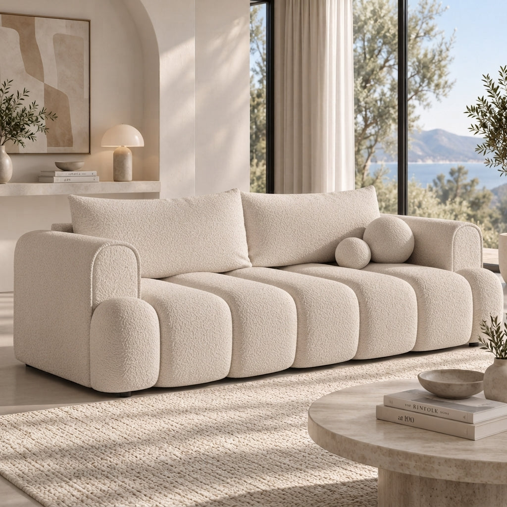 Sofa tapicerowana z funkcją spania SORENTO