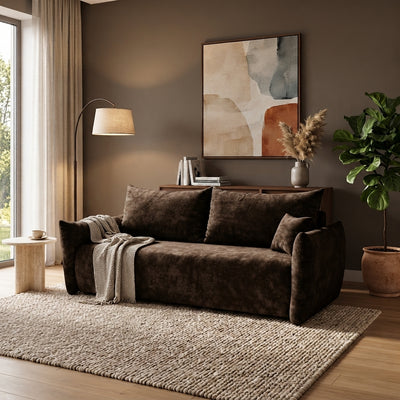 Sofa tapicerowana z funkcją spania SENTO