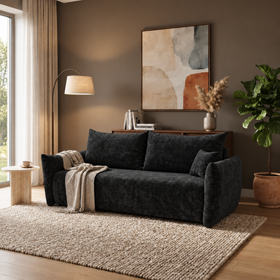 Sofa tapicerowana z funkcją spania SENTO