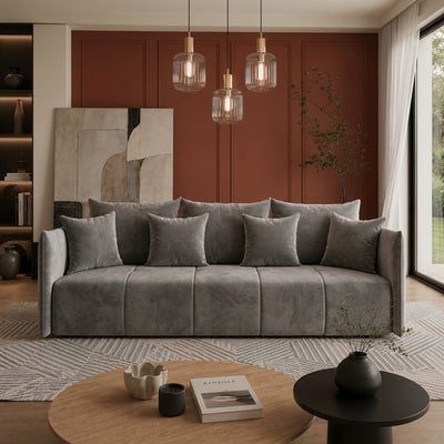 Sofa tapicerowana z funkcją spania DALLAS