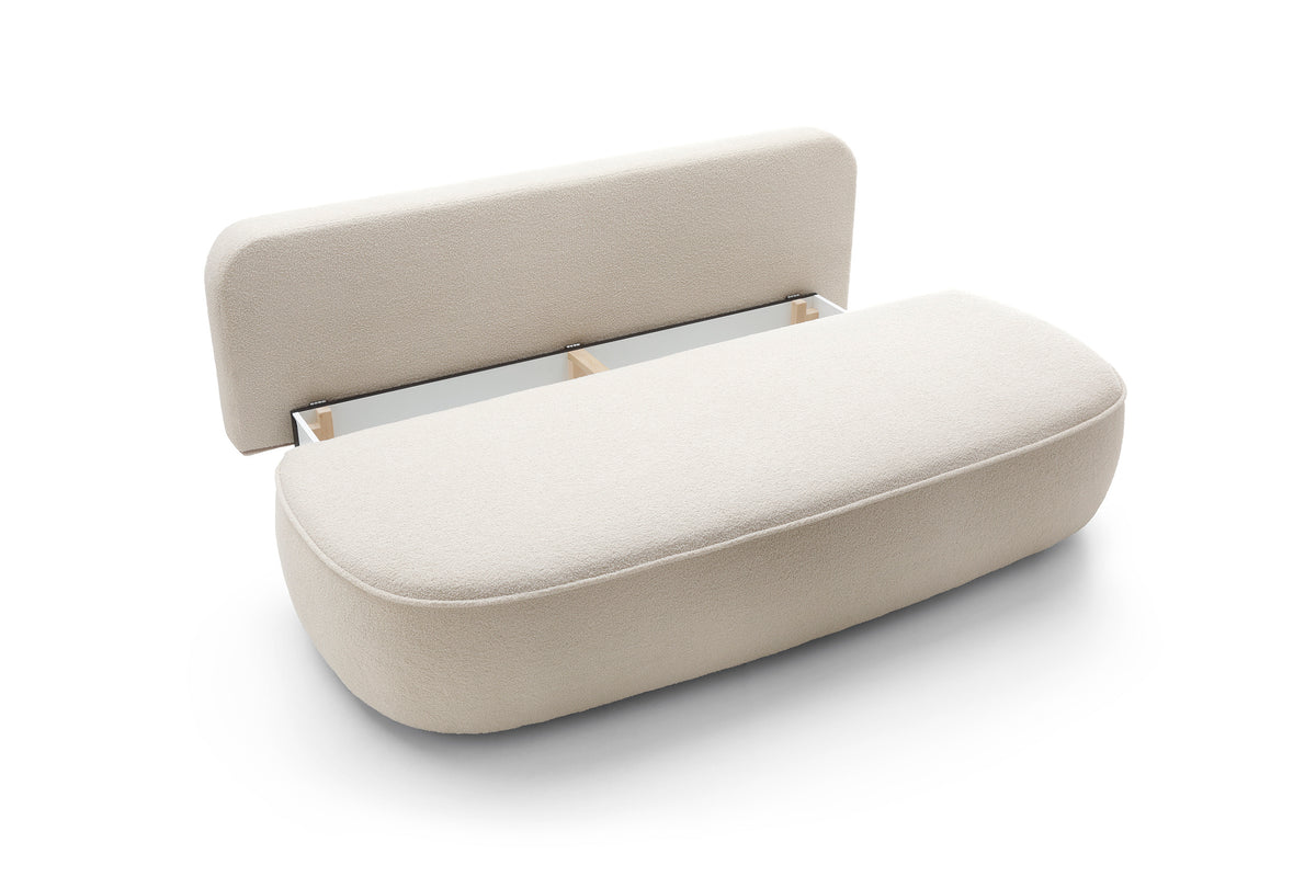 Sofa rozkładana LAINA z pojemnikiem na pościel 212 cm