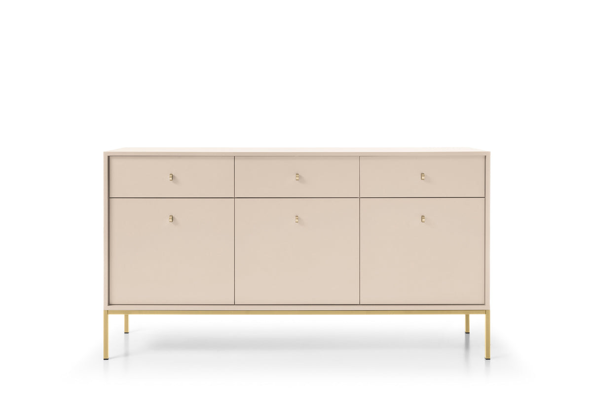 Komoda trzydrzwiowa z szufladami LEMI 154 cm