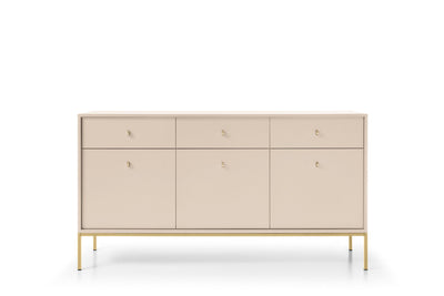 Komoda trzydrzwiowa z szufladami LEMI 154 cm