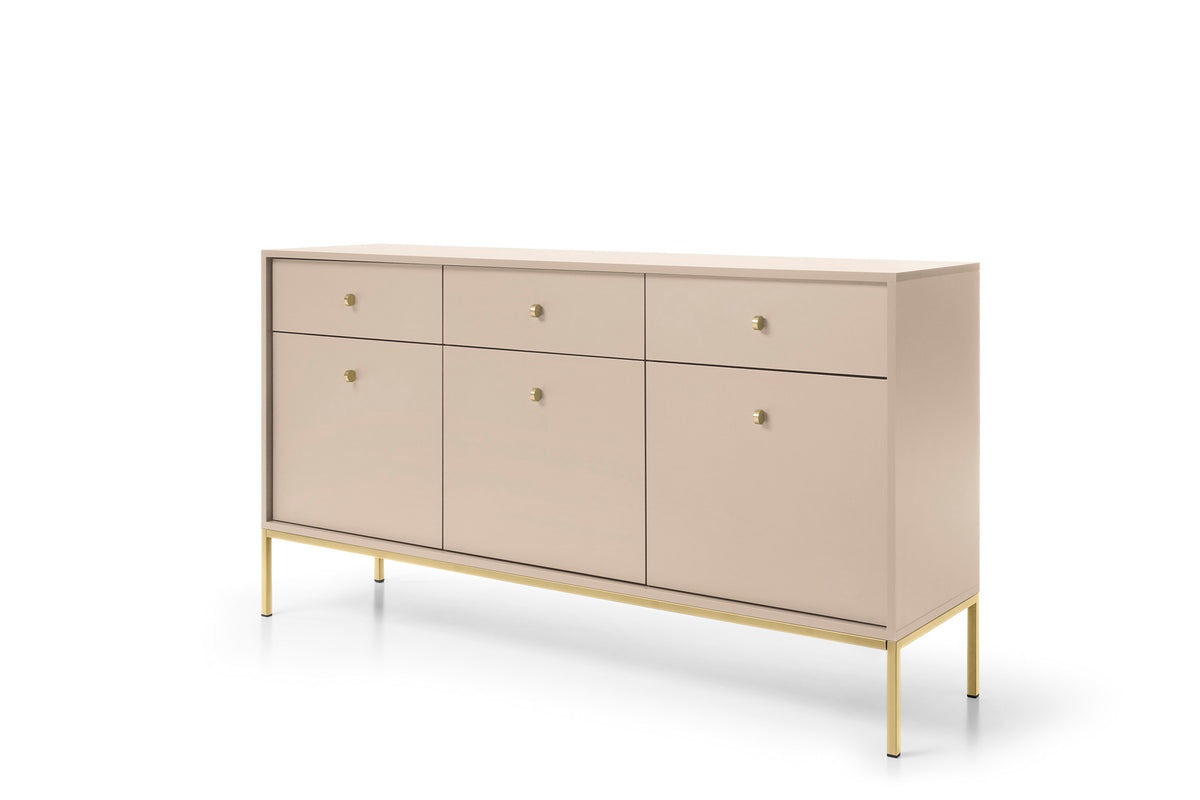 Komoda trzydrzwiowa z szufladami LEMI 154 cm