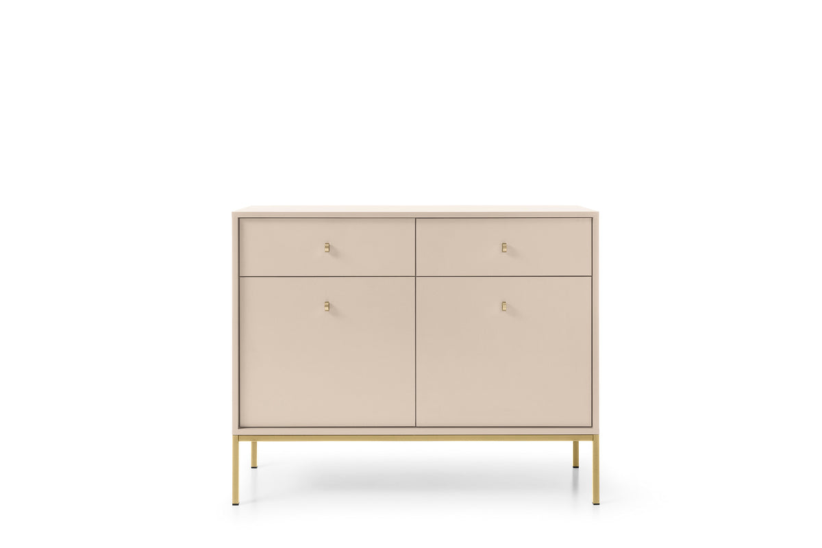 Komoda dwudrzwiowa z szufladami LEMI 103 cm