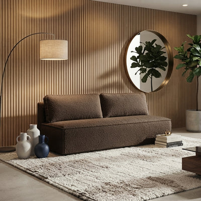 Sofa tapicerowana z funkcją spania TESSA