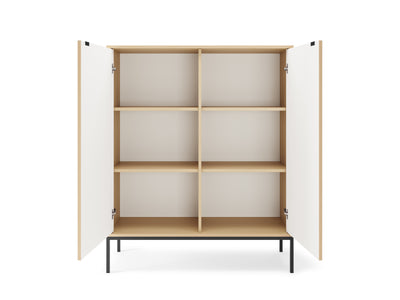 Komoda dwudrzwiowa wysoka 104 cm VERO