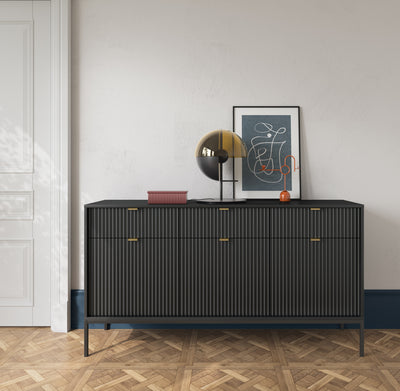 Komoda trzydrzwiowa z szufladami VERO 154 cm