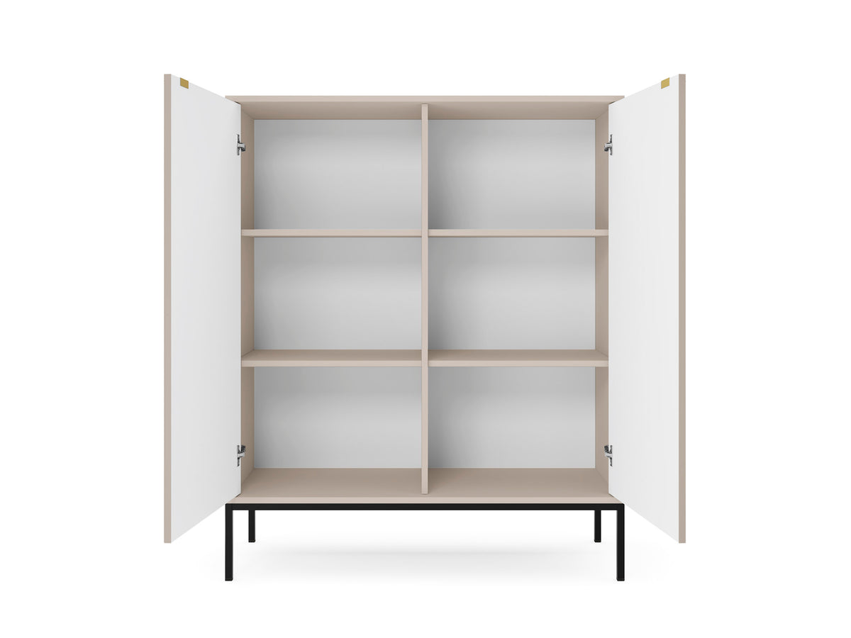 Komoda dwudrzwiowa wysoka 104 cm VERO